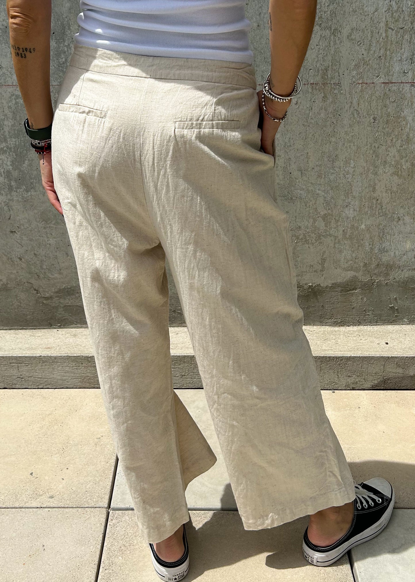 Pantalón de lino Indian