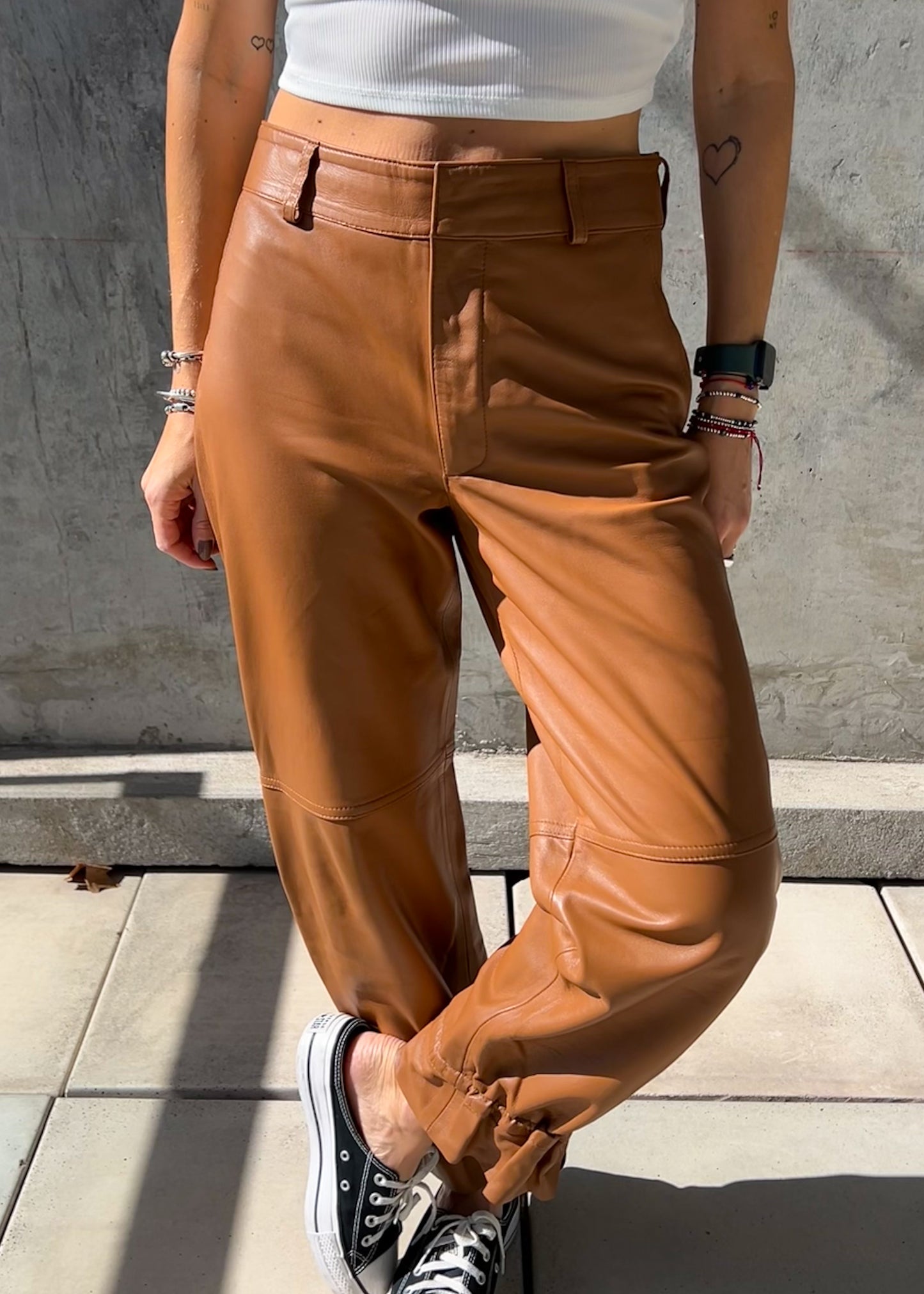 Pantalón de cuero Jazmín Chebar