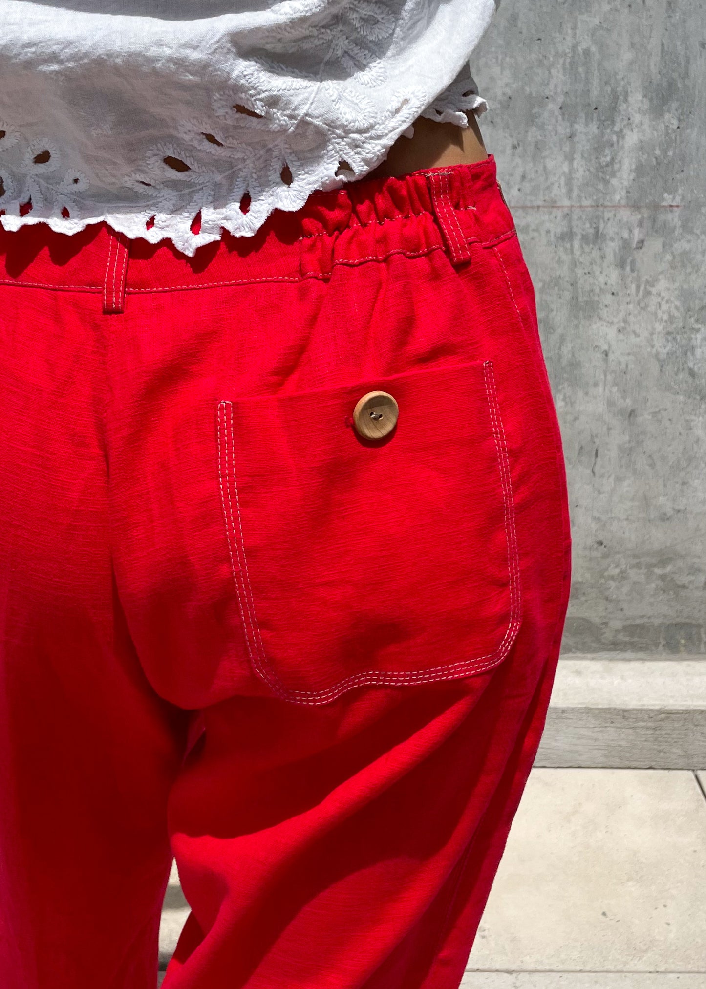 Pantalón de lino Margara Shaw