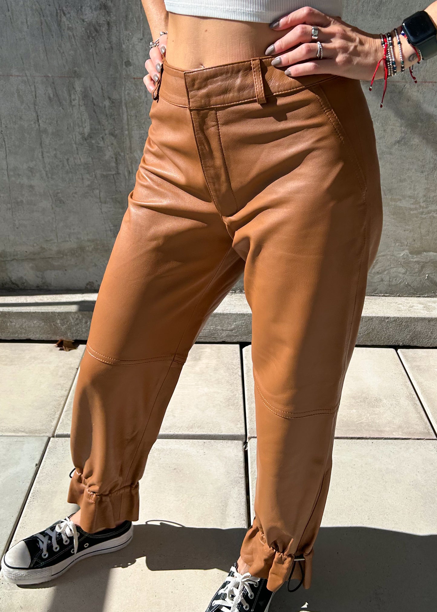 Pantalón de cuero Jazmín Chebar