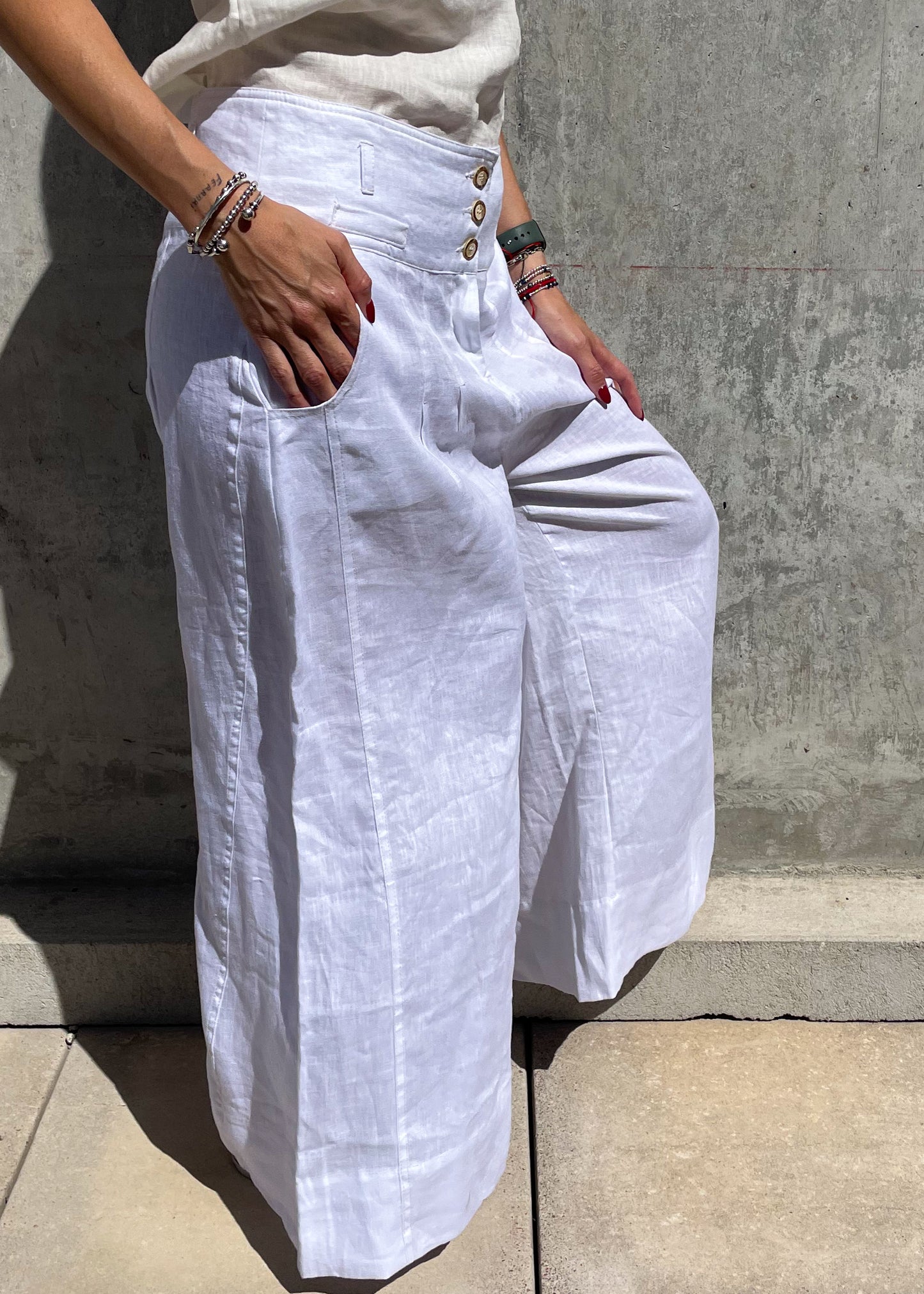 Pantalón de lino By Florencia